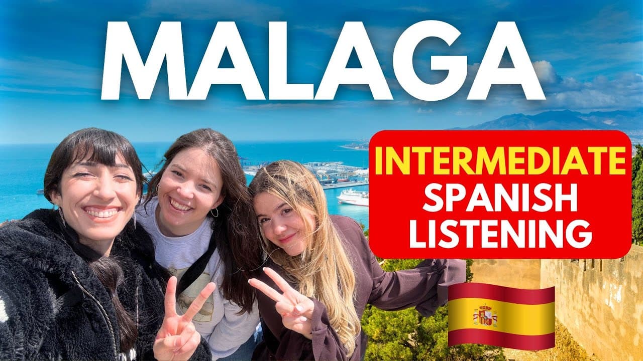 Spanish VLOG in MALAGA | Real Spanish You’ll Actually Hear