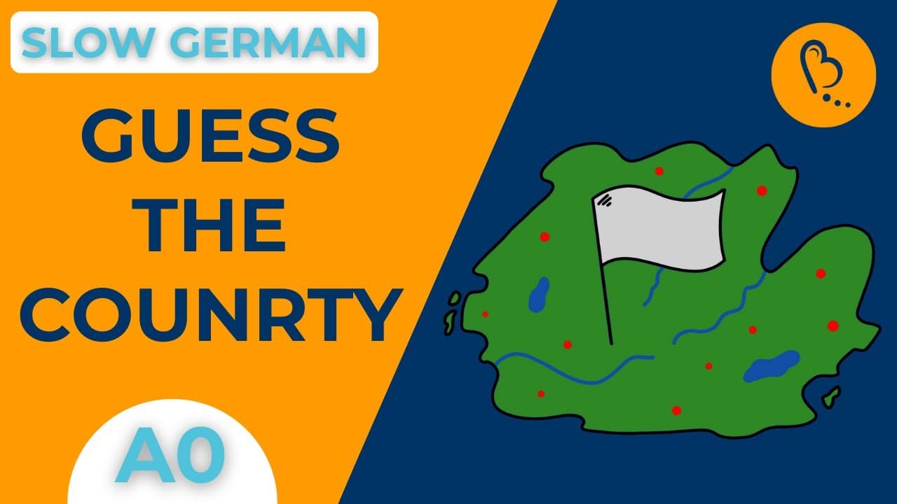 Guess the Country 🌍 | Picture Description #3 | German Comprehensible Input [A0] - Absolute Beginner