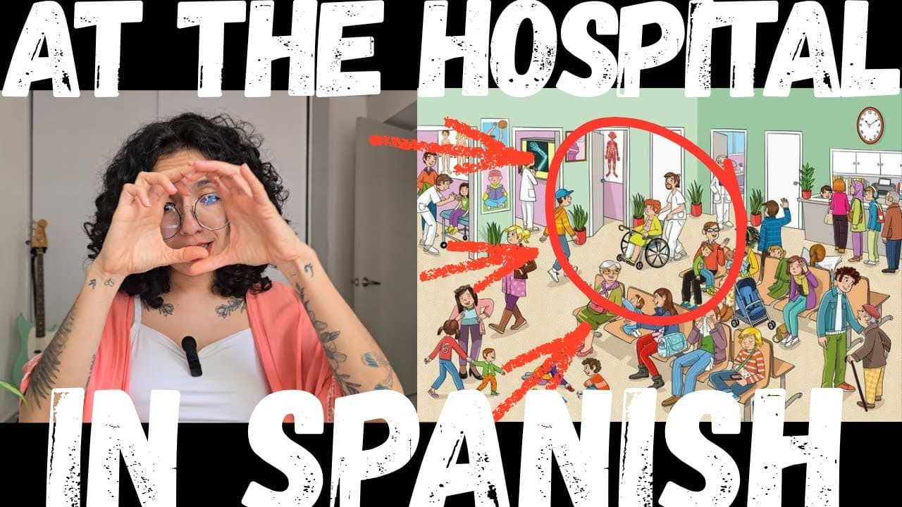 🇲🇽 What Are People Doing? | Spanish Present Tense Listening Practice (Hospital Scene)