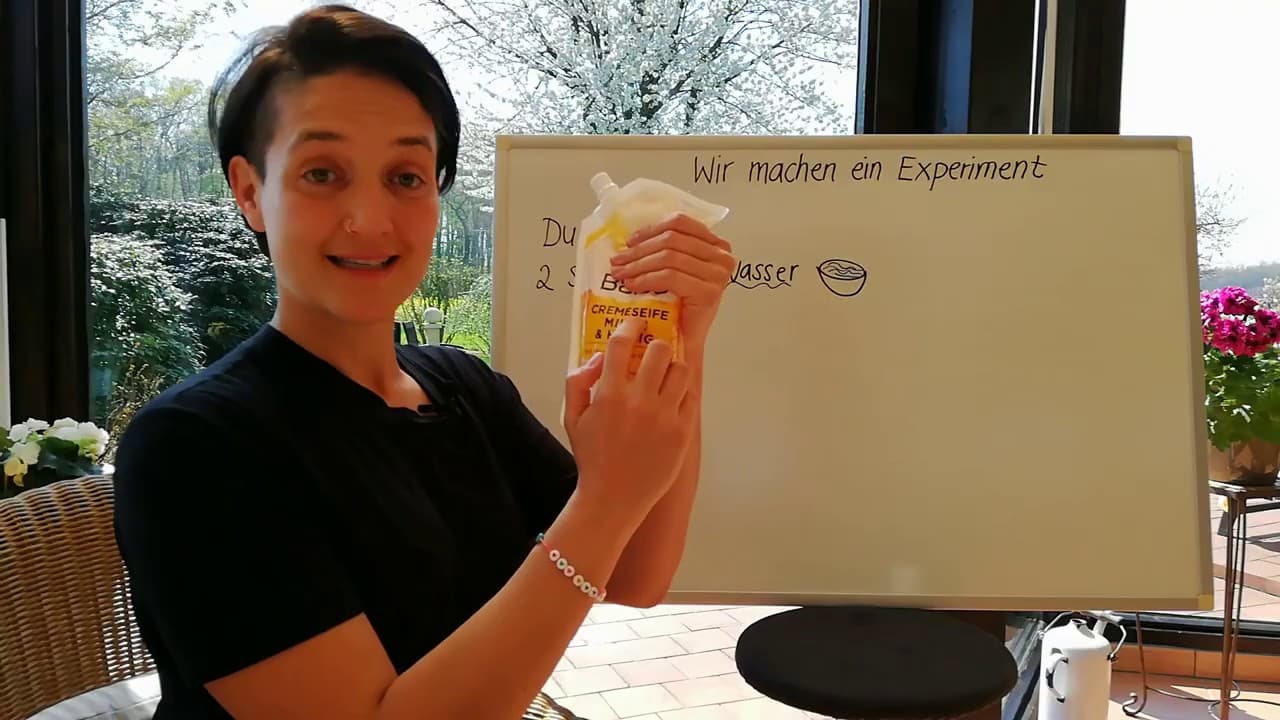 Experiment 1: Wasser und Seife