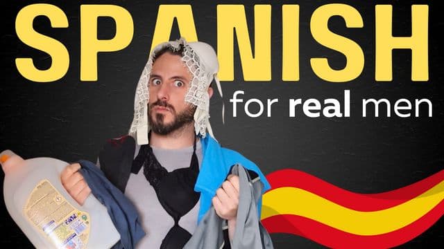 Spanish Man Does Laundry